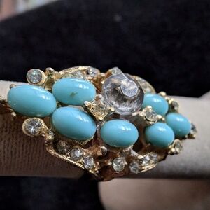 Turquoise costume ring